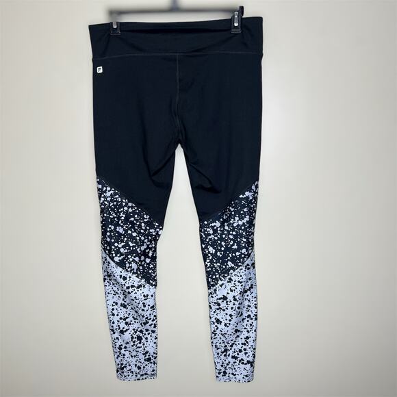 Fabletics Powerhold Brogan Leggings Large Womens Splatter Workout Athletic Gym - Picture 4 of 8